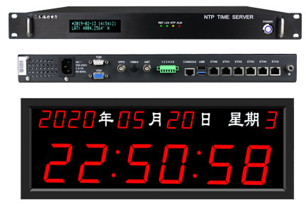 NTP網(wǎng)絡(luò)時間服務(wù)器+數(shù)字時鐘成套設(shè)備